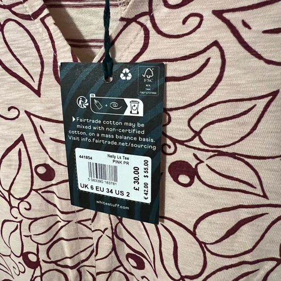 White Stuff Nelly LS Tee Women’s Large Lot of Two - Picture 8 of 16